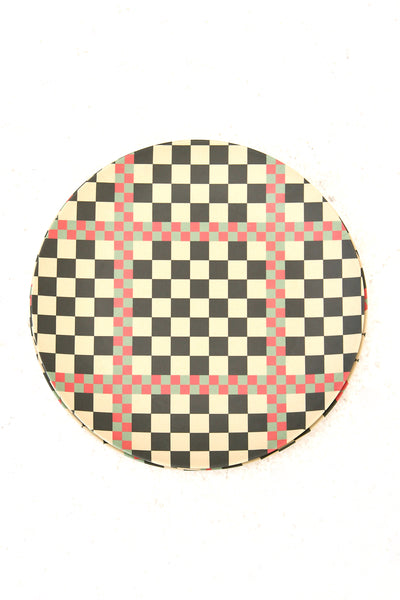 Checkered Dinner Plates